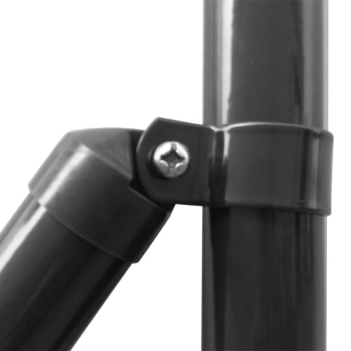 Euro Fence Set 25x1 m Steel Grey