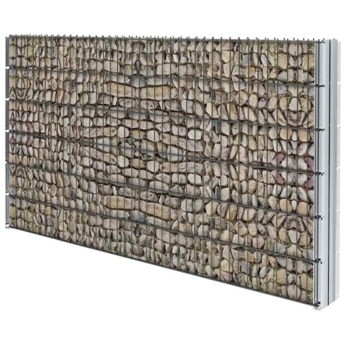 2D gabion fence set 2008 x 1230 mm 2 m Gray