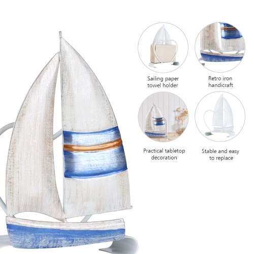 Tooarts Sailing Boat Napkin Holder Iron Napkin Holder Creative Ornament Hotel Paper Case Kitchen Paper Holder Table Decoration and Finishing
Tooarts Sailing Boat Napkin Holder Iron Napkin Holder Creative Ornament Hotel Paper Case Kitchen Paper Holder Table Decoration and Finishing