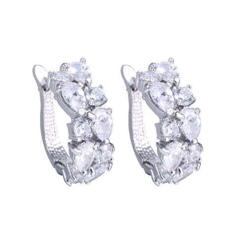 Mona Lisa luxury AAA zircon exquisite earrings Mona Lisa luxury AAA zircon exquisite earrings