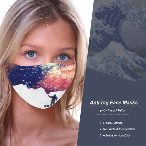 Reusable PM2.5 Haze Face Masks with Insert Filter Adjustable Earloop Anti-fog Face Masks Dust-proof Face Mouth Cover for Kids Adult Allergies Pollen PM2.5 Outdoor Activities
Reusable PM2.5 Haze Face Masks with Insert Filter Adjustable Earloop Anti-fog Face Masks Dust-proof Face Mouth Cover for Kids Adult Allergies Pollen PM2.5 Outdoor Activities