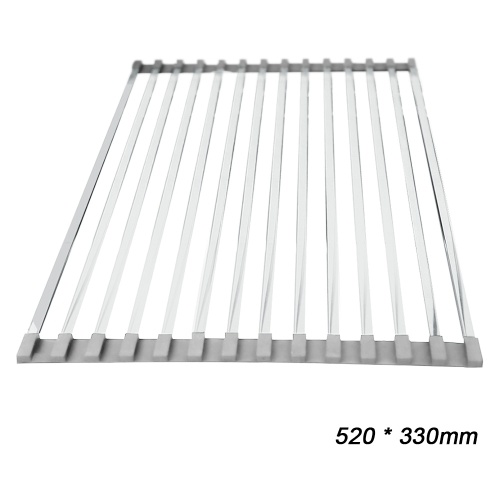 304 Stainless Steel Square Tube Folding Lastics Edge Covering Fruit And Vegetable Dish Bowl Draining Rack
304 Stainless Steel Square Tube Folding Lastics Edge Covering Fruit And Vegetable Dish Bowl Draining Rack