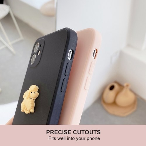 Soft TPU 3D Phonecase with Cute Animal Cartoon Dog Design Gold-Stamping Character Full-Body Protective Anti-Slip Cell Phone Cover Back Cover Bumper Shockproof Cover For iphone
Soft TPU 3D Phonecase with Cute Animal Cartoon Dog Design Gold-Stamping Character Full-Body Protective Anti-Slip Cell Phone Cover Back Cover Bumper Shockproof Cover For iphone