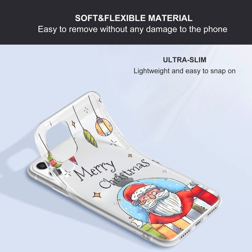 Soft Thin TPU Xmas Phonecase Clear with Christmas Design Full-Body Protective Anti-Slip Cell Phone Cover Back Cover Bumper Shockproof Cover in Multiple Christmas Presents Patterns For iphone (SH200822A4)
Soft Thin TPU Xmas Phonecase Clear with Christmas Design Full-Body Protective Anti-Slip Cell Phone Cover Back Cover Bumper Shockproof Cover in Multiple Christmas Presents Patterns For iphone (SH200822A4)