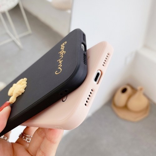 Soft TPU 3D Phonecase with Cute Animal Cartoon Dog Design Gold-Stamping Character Full-Body Protective Anti-Slip Cell Phone Cover Back Cover Bumper Shockproof Cover For iphone
Soft TPU 3D Phonecase with Cute Animal Cartoon Dog Design Gold-Stamping Character Full-Body Protective Anti-Slip Cell Phone Cover Back Cover Bumper Shockproof Cover For iphone
