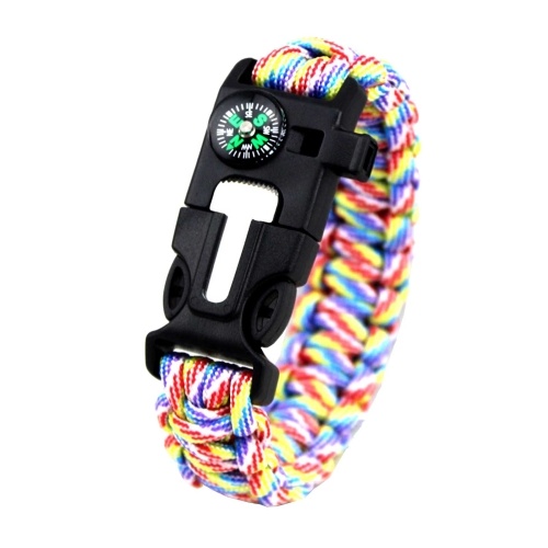 Paracord Outdoor Bracelets Camouflage Multifunctional Survival Emergency 5-in-1 Bracelets for Hiking Camping Climbing
Paracord Outdoor Bracelets Camouflage Multifunctional Survival Emergency 5-in-1 Bracelets for Hiking Camping Climbing