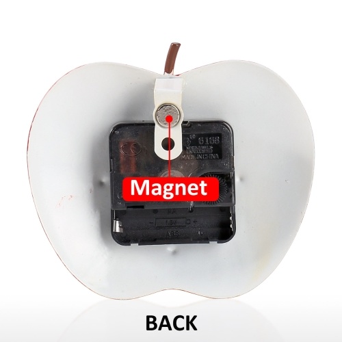 Apples Iron Clock Home Office School Decorative Creative Dual Use Clock Art One AA Battery Powered
Apples Iron Clock Home Office School Decorative Creative Dual Use Clock Art One AA Battery Powered
