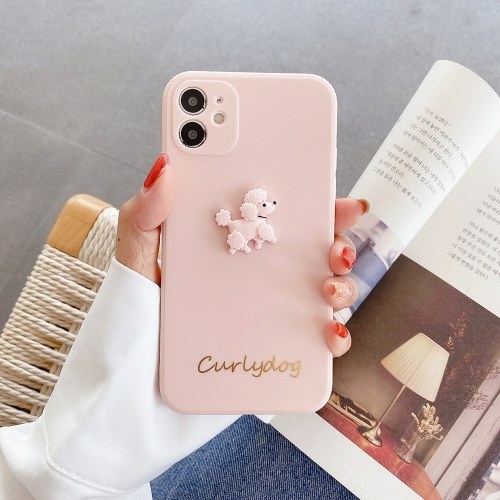 Soft TPU 3D Phonecase with Cute Animal Cartoon Dog Design Gold-Stamping Character Full-Body Protective Anti-Slip Cell Phone Cover Back Cover Bumper Shockproof Cover For iphone
Soft TPU 3D Phonecase with Cute Animal Cartoon Dog Design Gold-Stamping Character Full-Body Protective Anti-Slip Cell Phone Cover Back Cover Bumper Shockproof Cover For iphone