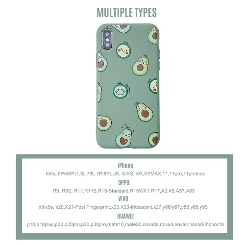 Matcha Green Phonecase Shockproof TPU Back Cover with Cute Avocado Design Full-Body Protective Anti-Slip Cell Phone Cover For Huawei/Oppo/Vivo/iPhone (HUAWEI NOVA2S)
Matcha Green Phonecase Shockproof TPU Back Cover with Cute Avocado Design Full-Body Protective Anti-Slip Cell Phone Cover For Huawei/Oppo/Vivo/iPhone (HUAWEI NOVA2S)