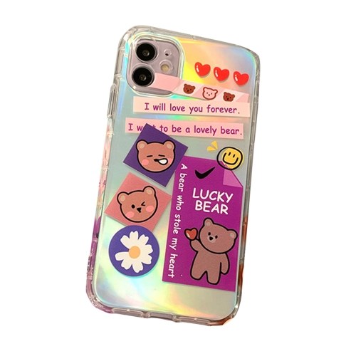 Lasers Phonecase Cute Bear Designs Glitter TPU Cover Phone Shells Shockproof Slim Flexible Protective Anti-Slip Cell Phone Cover for iphone
Lasers Phonecase Cute Bear Designs Glitter TPU Cover Phone Shells Shockproof Slim Flexible Protective Anti-Slip Cell Phone Cover for iphone