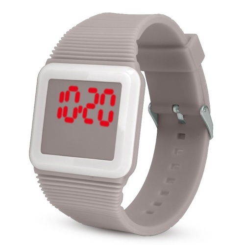 

LED Digital Silicone Watch Ultra-thin Wristwatch for Students Teenager Teens Children Men Women