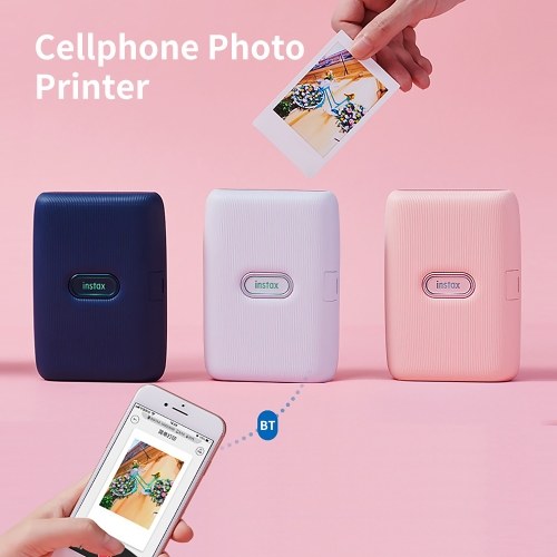 Fujifilm Phone Photo Printer Instax Mini Link Photo Printer Portable Photo Printer Suitable for Instax Mini Photo Paper Pink
Fujifilm Phone Photo Printer Instax Mini Link Photo Printer Portable Photo Printer Suitable for Instax Mini Photo Paper Pink