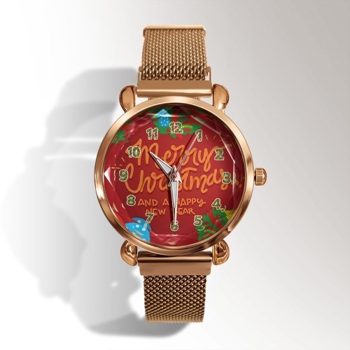 Christmas Eve Letters Festive Fashion Student Female Trend Magnetic Clasp Gold Shell Watch Quartz Watch 3
Christmas Eve Letters Festive Fashion Student Female Trend Magnetic Clasp Gold Shell Watch Quartz Watch 3