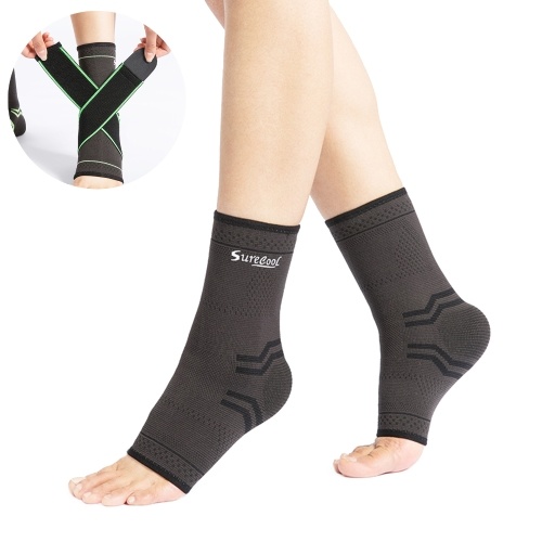 

Ankle Brace with Compression Wraps Compression Foot Sleeve Compression Socks Relieves Achilles Tendonitis Joint Pain Eases Swelling for Arch Ankle Support Football Basketball Running for Sprained Foot Plantar Fasciitis