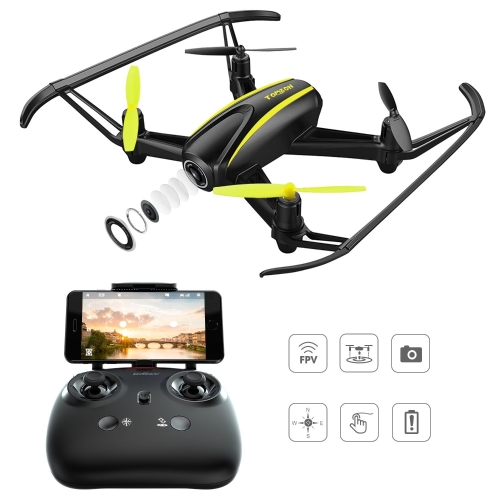 Drone с HD-камерой, Tomzon T25 WIFI FPV Navigator RC Quadcopter с 120 ° широкоугольной камерой 720P, удержанием высоты, безголовым режимом, одной кнопкой выключения и посадки, аварийной остановкой
Drone с HD-камерой, Tomzon T25 WIFI FPV Navigator RC Quadcopter с 120 ° широкоугольной камерой 720P, удержанием высоты, безголовым режимом, одной кнопкой выключения и посадки, аварийной остановкой