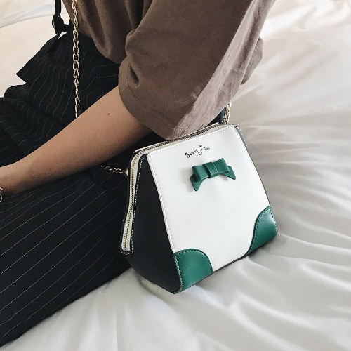 Women Girls Mini Chain Crossbody Bags PU Leather Bow Contrast Color Small Shell Shoulder Bag
Women Girls Mini Chain Crossbody Bags PU Leather Bow Contrast Color Small Shell Shoulder Bag