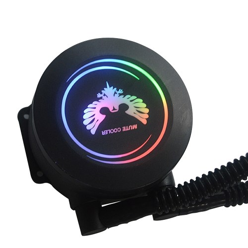 

360 RGB AIO CPU Liquid Cooler PWM Fan Copper Pump Head Dense Aluminium Fins RGB Pump Head Hydraulic Bearing Multi-Platforms