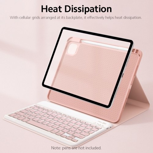 Detachable BT Keyboard Case+Mouse Pen Slot Heat Dissipation Compatible with iPad 10.2(2019/2020)/Air 10.5/Pro 10.5, Light Green
Detachable BT Keyboard Case+Mouse Pen Slot Heat Dissipation Compatible with iPad 10.2(2019/2020)/Air 10.5/Pro 10.5, Light Green