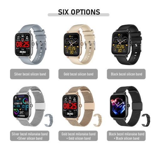 GT30 1.69''Smartwatch Sports Watch BT3.0+BT5.1 Intelligent Watch IP67-waterproof Fitness Tracker Multifunctional Watch
GT30 1.69''Smartwatch Sports Watch BT3.0+BT5.1 Intelligent Watch IP67-waterproof Fitness Tracker Multifunctional Watch