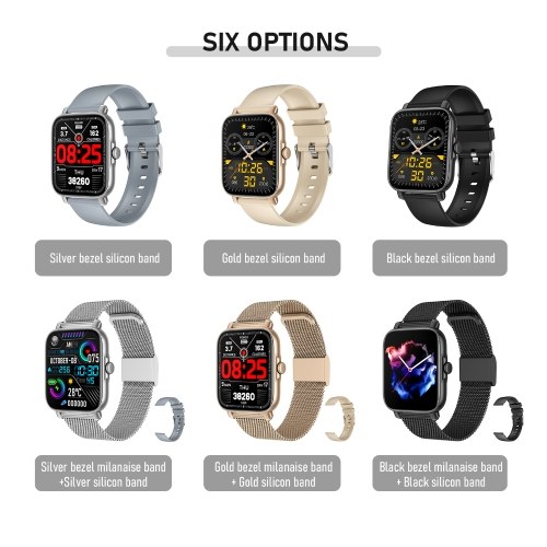 

GT30 1.69''Smartwatch Sports Watch BT3.0+BT5.1 Intelligent Watch IP67-waterproof Fitness Tracker Multifunctional Watch