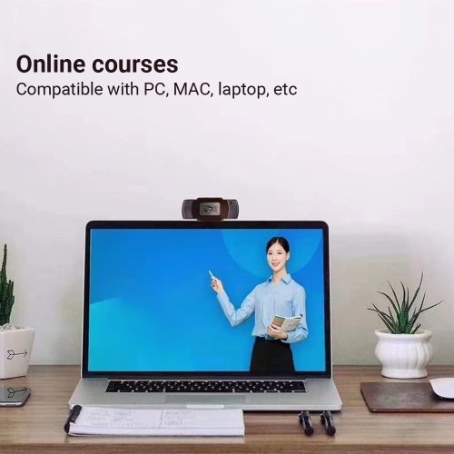 USB Webcam Video Camera 2MP 1080P High-definition HD Camera Plug and Play Camera Autofocus with Noise Cancelling Microphone for Computers Laptop
USB Webcam Video Camera 2MP 1080P High-definition HD Camera Plug and Play Camera Autofocus with Noise Cancelling Microphone for Computers Laptop