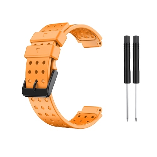 22mm Porous Silicone Watch Strap with Screwdrivers Replacement Watch Band for Men Women Compatible with GARMIN Watch, Black
22mm Porous Silicone Watch Strap with Screwdrivers Replacement Watch Band for Men Women Compatible with GARMIN Watch, Black