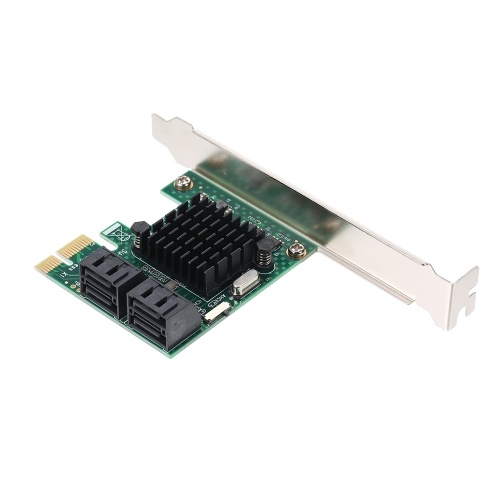 PCI-E to 4 Ports SATA3.0 Adapter Card PCI-E to SATA3.0 Expansion Card 6Gbps Transmission Rate Multiple Systems Compatible
PCI-E to 4 Ports SATA3.0 Adapter Card PCI-E to SATA3.0 Expansion Card 6Gbps Transmission Rate Multiple Systems Compatible