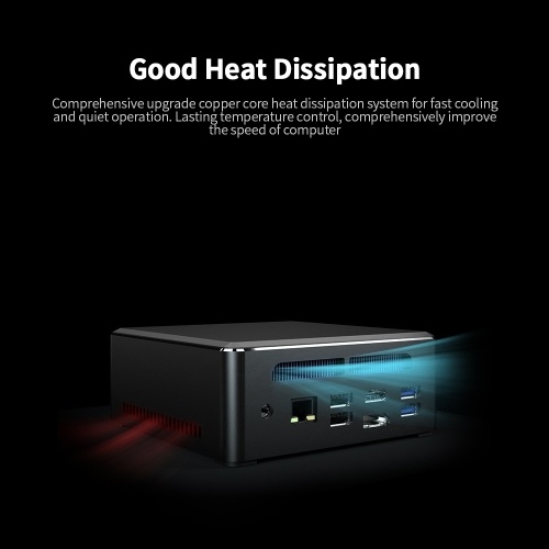 T-bao MN25 Mini PC 8GB+256GB Desktop Computer Metal Mini Host AMD R5-2500U Dual-band Mini PC for Home Office EU Plug
T-bao MN25 Mini PC 8GB+256GB Desktop Computer Metal Mini Host AMD R5-2500U Dual-band Mini PC for Home Office EU Plug
