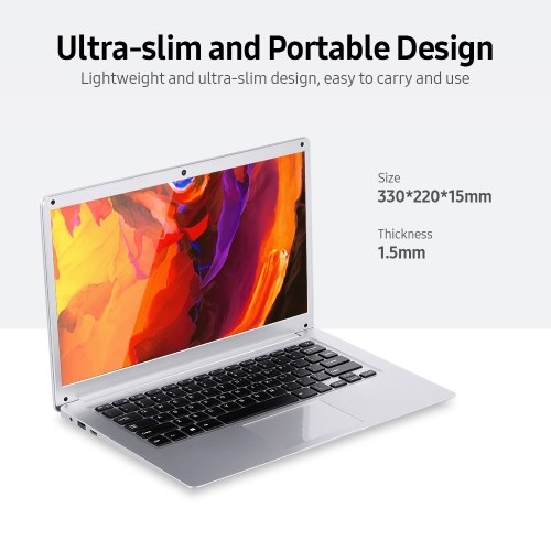 14.1 inch Laptop Intel N3350 Processor 6GB DDR3 128GB SSD 1920*1080 Resolution Portable Business Office Laptop Silver US Plug
14.1 inch Laptop Intel N3350 Processor 6GB DDR3 128GB SSD 1920*1080 Resolution Portable Business Office Laptop Silver US Plug