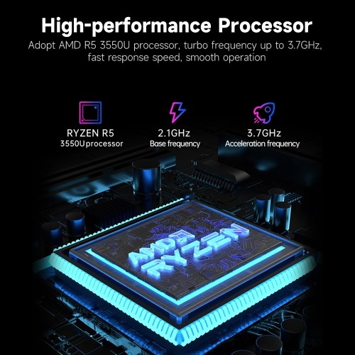 T-bao X11 14.1 inch Portable Laptop AMD R5 3550U Processor 1920*1080 IPS Screen 20GB+1TB Memory Multiple Ports EU Plug
T-bao X11 14.1 inch Portable Laptop AMD R5 3550U Processor 1920*1080 IPS Screen 20GB+1TB Memory Multiple Ports EU Plug
