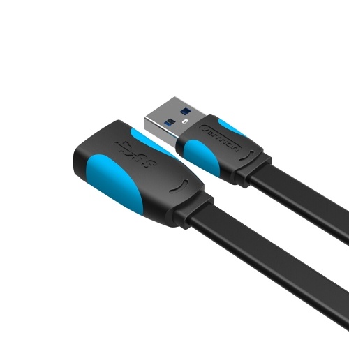 VENTION USB 3.0 Extension Cable Male to Female USB Extender with Signal Booster 5Gbps Faster Speed Universal Compatibility 1.5m/4.92ft Black
VENTION USB 3.0 Extension Cable Male to Female USB Extender with Signal Booster 5Gbps Faster Speed Universal Compatibility 1.5m/4.92ft Black