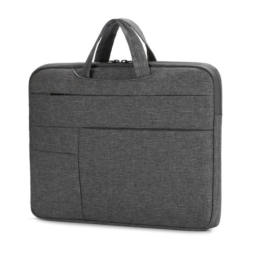 

Portable Laptop Bag 15.6 inch Laptop Case Waterproof Nylon Laptop Bag Briefcase Leisure Business Handbag Dark Grey