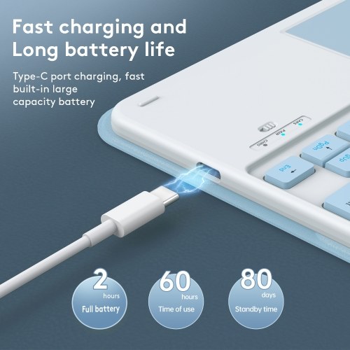 TP-1099 Беспроводная клавиатура BT USB-клавиатура с защитным чехлом из искусственной кожи для планшета, совместимого с iPad 10 10,9 дюйма (2022 г.)
TP-1099 Беспроводная клавиатура BT USB-клавиатура с защитным чехлом из искусственной кожи для планшета, совместимого с iPad 10 10,9 дюйма (2022 г.)