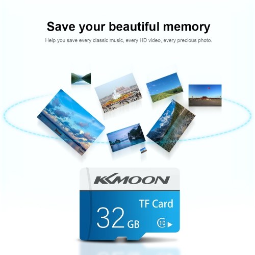 KKmoon Micro SD Card TF Flash Memory Card Data Storage 64GB Class 10 Fast Speed(Blue)
KKmoon Micro SD Card TF Flash Memory Card Data Storage 64GB Class 10 Fast Speed(Blue)