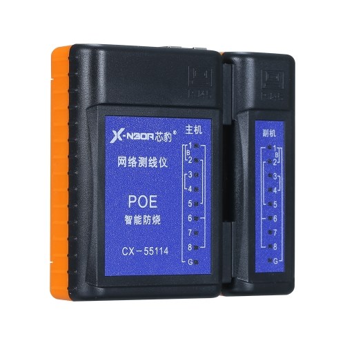 Portable Multifunctional RJ45 Network Cable Tester RJ11 Telephone Cable Test Tool with LED Indicator Lights Detachable Design
Portable Multifunctional RJ45 Network Cable Tester RJ11 Telephone Cable Test Tool with LED Indicator Lights Detachable Design