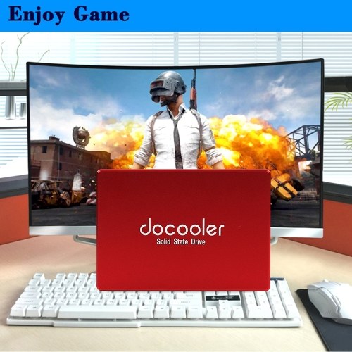 docooler SSD 2.5inch Metal Solid State Drive Read And Write Quiet Operation Shock And Drop Resistance Compatibility Red 240GB
docooler SSD 2.5inch Metal Solid State Drive Read And Write Quiet Operation Shock And Drop Resistance Compatibility Red 240GB