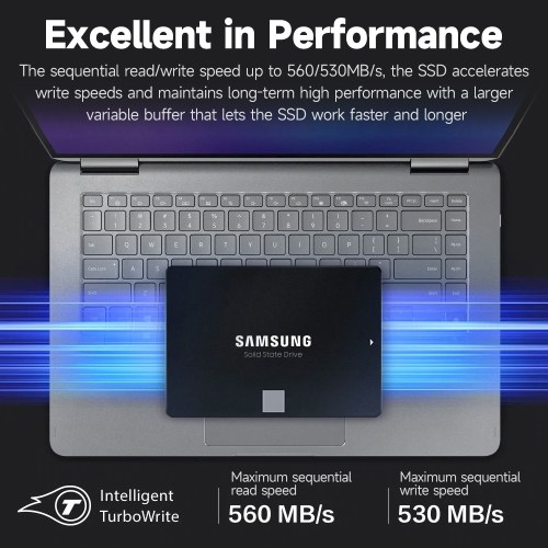 SAMSUNG 870 EVO 500 ГБ 2,5-дюймовый SATA SSD Твердотельный накопитель Интерфейс SATA3.0 Высокая скорость чтения и записи Широкая совместимость
SAMSUNG 870 EVO 500 ГБ 2,5-дюймовый SATA SSD Твердотельный накопитель Интерфейс SATA3.0 Высокая скорость чтения и записи Широкая совместимость