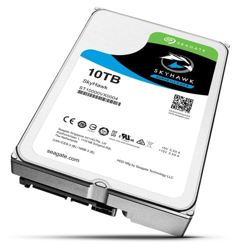Seagate 10TB Video Surveillance HDD Internal Hard Disk Drive 7200RPM SATA 6Gb/s 3.5-inch 256MB Cache ST10000VX0004
Seagate 10TB Video Surveillance HDD Internal Hard Disk Drive 7200RPM SATA 6Gb/s 3.5-inch 256MB Cache ST10000VX0004