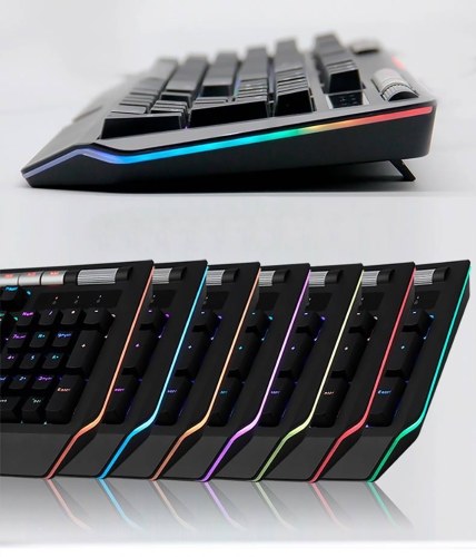 Ajazz AK525 Mechanical Keyboard RGB Light USB Wired Gaming Backlit Keyboard with Phone Holder Multimedia Roller Programmable 114 Keys Gamer Black SwitchKeyboard for Laptop PC Desktop Computer
Ajazz AK525 Mechanical Keyboard RGB Light USB Wired Gaming Backlit Keyboard with Phone Holder Multimedia Roller Programmable 114 Keys Gamer Black SwitchKeyboard for Laptop PC Desktop Computer