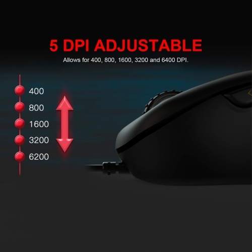 Motospeed V100 Professional USB Wired Gaming Mouse Esport Game Mice 6200DPI RGB Light for PC Laptop(Black)
Motospeed V100 Professional USB Wired Gaming Mouse Esport Game Mice 6200DPI RGB Light for PC Laptop(Black)
