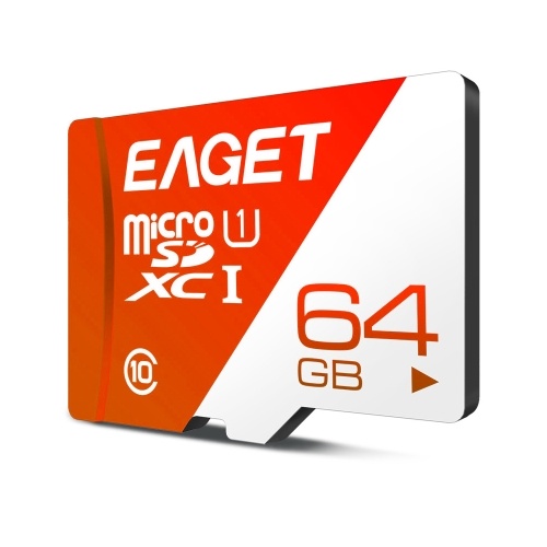 EAGET T1 TF Card 64GB TF Memory Card U1 C10 High Speed Large Capacity Memory Card for Driving Recorder Monitoring Devices
EAGET T1 TF Card 64GB TF Memory Card U1 C10 High Speed Large Capacity Memory Card for Driving Recorder Monitoring Devices