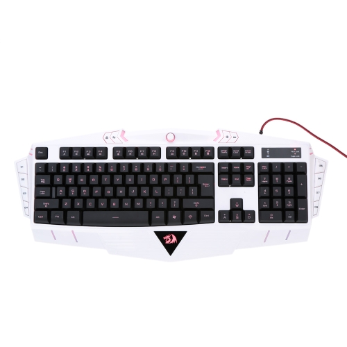 REDRAGON Adjustable Input Speed USB Wired Water Resistant Gaming Keyboard Seven Switchable Backlight Colors Macro Recording Function
REDRAGON Adjustable Input Speed USB Wired Water Resistant Gaming Keyboard Seven Switchable Backlight Colors Macro Recording Function