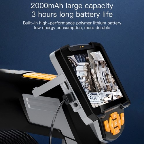 Handheld Industrial Endoscope, 4.3-inch High-Clear Screen Borescope Camera with Light, 1080P Waterproof Inspection Camera, 2 Million Pixels, IP67 Waterproof Level, Built-in 2000mAh Large-Capacity Battery, Efficient Image Transmission
Handheld Industrial Endoscope, 4.3-inch High-Clear Screen Borescope Camera with Light, 1080P Waterproof Inspection Camera, 2 Million Pixels, IP67 Waterproof Level, Built-in 2000mAh Large-Capacity Battery, Efficient Image Transmission