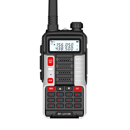 

BAOFENG UV-10R Walkie Talkie Dual-Band Portable Ham Radio VOX Function 5-10KM Long Range Noise Reduction Red, EU Plug