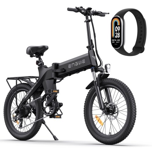ENGWE C20 PRO 20x3 inches Puncture-resistant Fat Tires Folding Electric Bicycle with Free Xiaomi Mi Band 8
ENGWE C20 PRO 20x3 inches Puncture-resistant Fat Tires Folding Electric Bicycle with Free Xiaomi Mi Band 8
