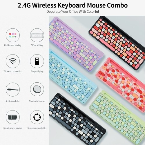 Mofii 2.4G Wireless Keyboard Mouse Combo keyboard and mouse sharing One receiver USB Interface 110 Key Slot Design
Mofii 2.4G Wireless Keyboard Mouse Combo keyboard and mouse sharing One receiver USB Interface 110 Key Slot Design