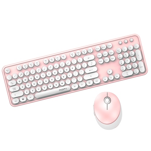 Mofii Sweet Keyboard Mouse Combo Pure Color 2.4G Wireless Keyboard Mouse Set Circular Suspension Key Cap for PC Laptop
Mofii Sweet Keyboard Mouse Combo Pure Color 2.4G Wireless Keyboard Mouse Set Circular Suspension Key Cap for PC Laptop