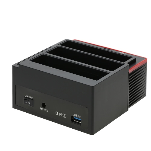 Multifunctional 2.5"/ 3.5" USB 3.0 to 2 SATA Ports 1 IDE Port External HDD Hard Drive Docking Station Card Reader USB3.0 Hub with OTB/OTC Offline Clone/ Duplicator US Plug 6TB
Multifunctional 2.5"/ 3.5" USB 3.0 to 2 SATA Ports 1 IDE Port External HDD Hard Drive Docking Station Card Reader USB3.0 Hub with OTB/OTC Offline Clone/ Duplicator US Plug 6TB