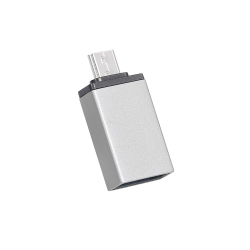 Micro USB Male to USB 3.0 Female Adapter OTG Cable Adapter Converter Aluminum Alloy For Mouse Keyboard USB Disk Plug and Play Grey
Micro USB Male to USB 3.0 Female Adapter OTG Cable Adapter Converter Aluminum Alloy For Mouse Keyboard USB Disk Plug and Play Grey