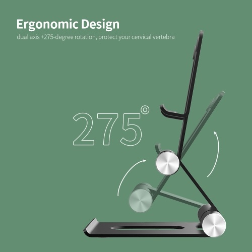 Desktop Bracket for Cellphone Multifunctional Dual Axis Folding Portable Metal Bracket Holder Suitable for Mobile Phone/Tablet Silver
Desktop Bracket for Cellphone Multifunctional Dual Axis Folding Portable Metal Bracket Holder Suitable for Mobile Phone/Tablet Silver